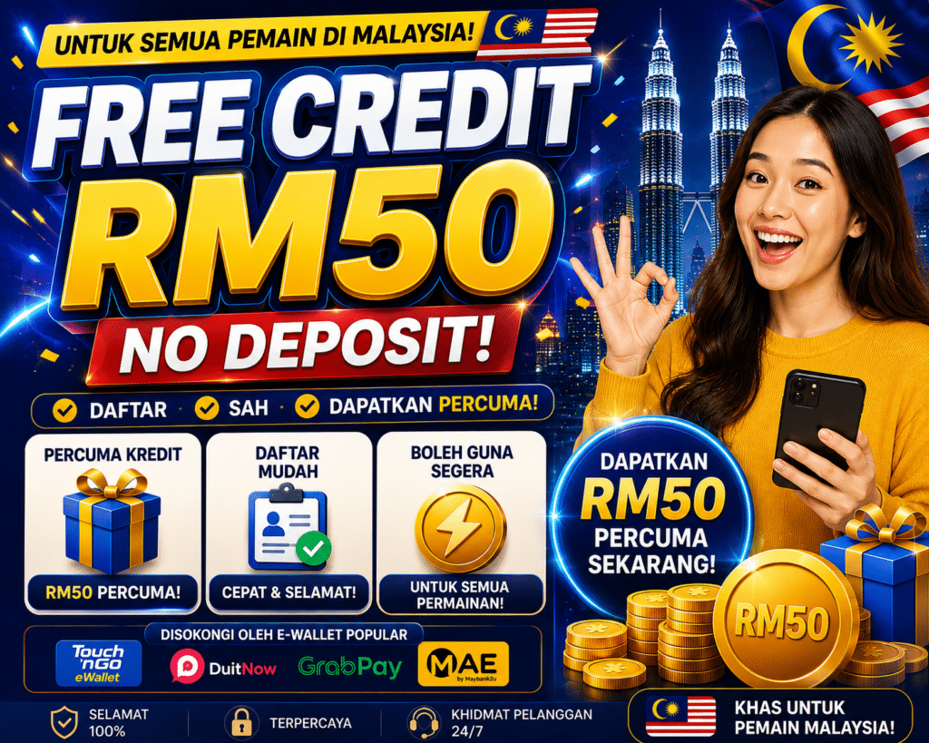 free credit rm50 no deposit